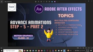 15- AE Advance Animation Step 5 | Live Class TLCC - Part 2
