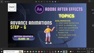 16- AE Advance Animation Step 6 | Live Class TLCC