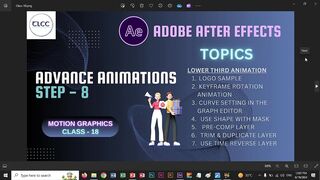 18- AE Advance Animation Step 8 | Live Class TLCC