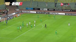 هدف الزمالك الاول فى مرمى المصرى