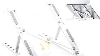 Laptop Stand, with Storage Bag,Collapsible Support Frame,Laptop Cooling Bracket, Adjustable Aluminum Tablet Stand,for MacBook, HP, Dell,