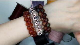 83. Двойной браслет шамбала. Простое плетение #