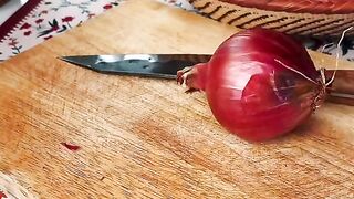 Blooming stuffed onions ???????? #abirzkitchen #onions #tiktokcookbook