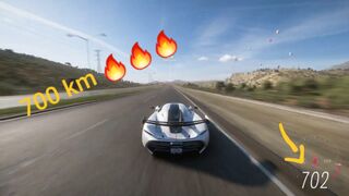 FORZA HORIZON 5 || KOENIGSEGG JESKO WORLD RECORD || 700 KM/H 436 Mph TOP SPEED RECORD |