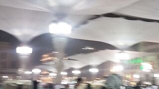 Raining in Madina monawara