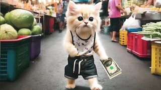 Poor_cute_cat_gets_food_poisoning_and_vomits