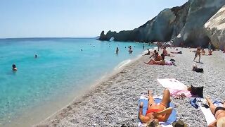 Swimming at LALARIA Beach - Skiathos, Greece - 2024 - 4K
