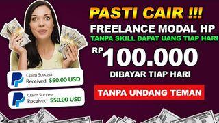 Langsung Cair! 100RB PERHARI SALDO DANA, Freelance Modal HP - Cara Dapat Uang dari Internet TERMUDAH.