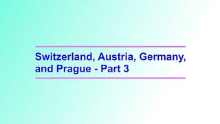 Europe Trip - Episode 3 - Intriguing Interlaken