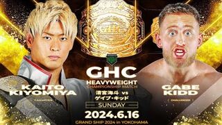 GABE KIDD VS KAITO KIYOMIYA PRO WRESTLING NOAH  Physical  Violent Match