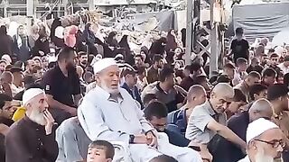 Eid prayer in Gaza!