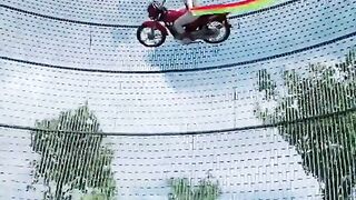 Girl high speed movie motorcycle