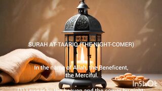 SURAH AT-TAARIQ (86 )(THE NIGHT-COMER)
