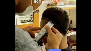 JJ tukang cukur viral