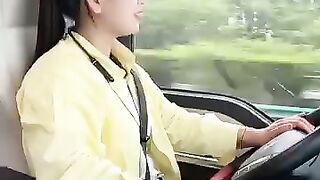 Chinese girl truck driver