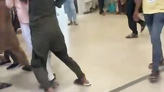 Shakargarh: Intolerance has now spread to all classes as the two teams got into a tussle at the cricket ground after Empire gave wrong outs.