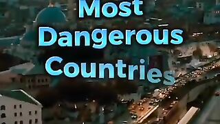 Top 10 Most Dangerous Countries In The World 2023 #shorts @SubhankarShortz