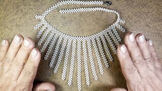 Hermoso Collar con Perlas...Clase #155!!!.