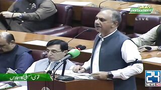 Budget 2024-25 Session - Taxes Increase _ Imran Khan Was Put in Jail - Umer Ayub Blasting Speech.