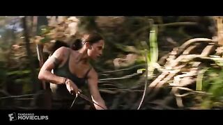 Tomb Raider (2018) - Bow and Arrow vs. Machine Guns Scene (510)  Movieclips