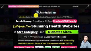 Auto Health Sites Review – Worth Buying? 100% Honest Opinion!