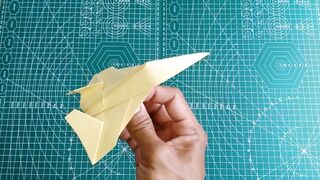 Tutorial for making the best super sonic Origami plane