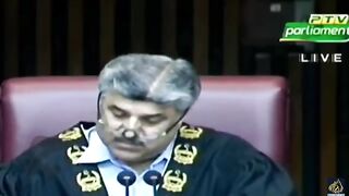 Former Brigadier Aslam Ghaman set fire to the assembly, Khawaja Asif never saw such a chhatrool before...