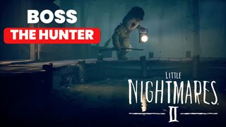 Little Nightmares 2: Epic First Boss Battle and Defeat - Conquering The Hunter!