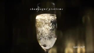 Taylor Swift - champagne problems (Official Lyric Video)