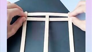 Craft 1 Min and Easy craft | DIY crafts|Easy DIY Hand Fans Using Popsicle Sticks