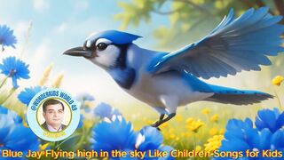 Blue Jay Flying high in the sky Like Children-Songs for Kids