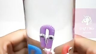 1 straw, 3 paper clips, make a little octopus that loves to dive