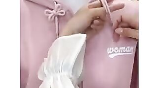 ways to tie hoodie strings together 2