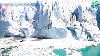 Most Awesome Glaciers Collapse in Water Compilation