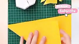 How to make Origami Hen Origami Chicken ???? By OrigamiPaperCraft , Easy Easter Origami Hen Tutoria