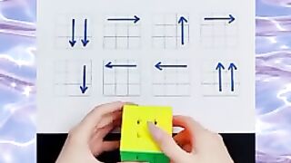How to Solve 3x3 Rubik's Cube the Easiest Tutorial,Solve a Rubik's Cube in 1 Min (Beginner Tutorial) 2