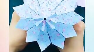 How to make a paper Umbrella that open and closeVery Easy Origami