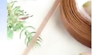 DIY Satin Ribbon Rose flowers How to make ribbon rose Ribbon decoration ideas Ribbon hacks