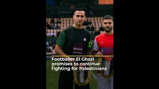 Footballer El Ghazi promises to continue fighting for Palestinians