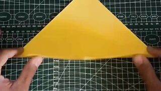 Tutorial membuat Origami Burung - Paper bird