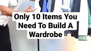 The 10 essential items to build a wardrobe