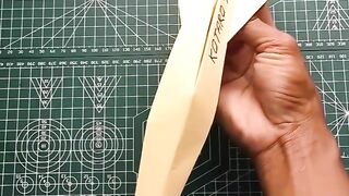 Tutorial cara membuat Pesawat jet tempur Origami