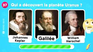 --Partie 7-- Connais-tu le SYSTÈME SOLAIRE... Quiz Culture Générale