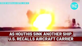 Biden Struck By Houthi Fear? US Recalls Carrier Eisenhower Amid Relentless Attacks By Yemeni Rebels