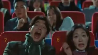 He got scared by his own movie #kdrama #goblin