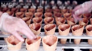 Food Factory USA [How Its Made] Drumstick Ice Cream Factory  Smart Factory for Ice Cream
