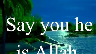 Learn Quran surah ikhlass with English subtitles