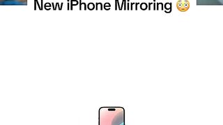 The new iPhone mirroring on Mac is crazy