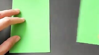 EASY CRAFT IDEAS _ School Craft Idea_ DIY Craft_ School hacks_ Origami craft_paper Frog ????.???? #shorts.