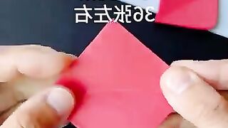 EASY CRAFT IDEAS _ School Craft Idea_ DIY Craft_ School hacks_ Origami craft_paper gift idea #shorts